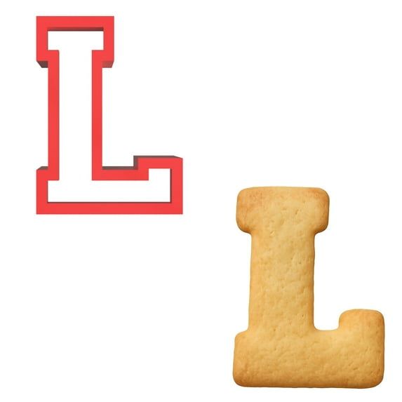 Mighty Gadget 4 inches Varsity Letters Cookie Cutters (L)