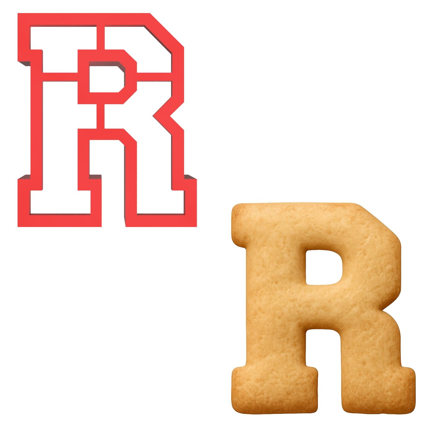 Mighty Gadget 4 inches Varsity Letters Cookie Cutters (R) - Walmart.com