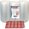 thumbnail image 1 of Mighty Gadget Versatile Bubble Wrap Roll for Moving Protection and Cushioning, 3 Pack with 20 Bonus Fragile Stickers, 1 of 7