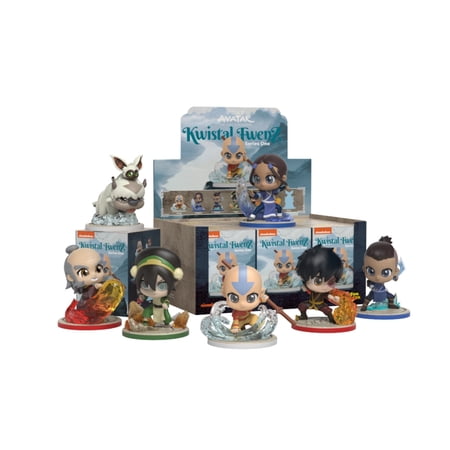 Mighty Jaxx Avatar The Last Airbender Kwistal Fwenz Series 1 | Blind Box Toy Collectible Figurines | One Pack - Contains One Random Figure