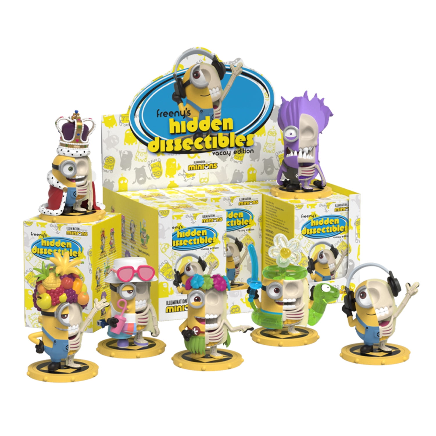 Mighty Jaxx Freeny's Hidden Dissectibles Minions (Vacation Edition