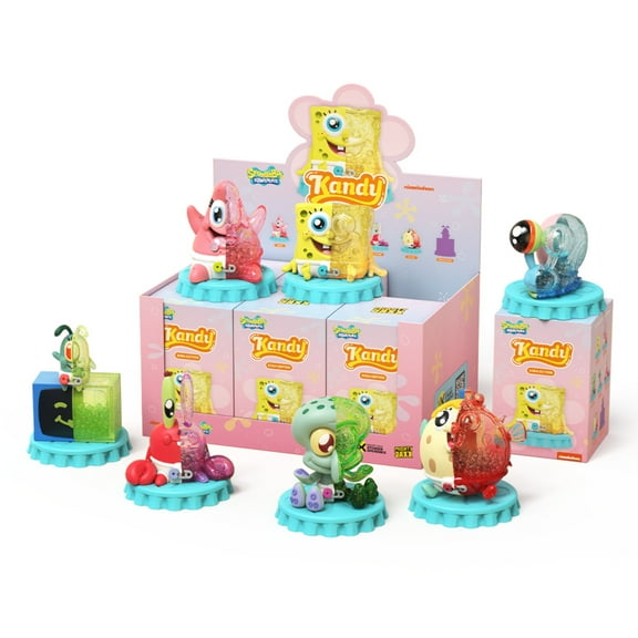 Mighty Jaxx Kandy X SpongeBob SquarePants: Soda Edition | Blind Box Toy Collectible Figurines | One Pack - Contains One Random Figure