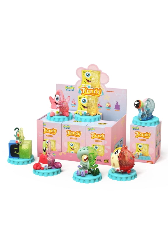 Kandy X SpongeBob SquarePants: Soda Edition | Blind Box Toy Collectible Figurines | One Pack - Contains One Random Figure