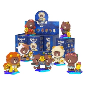Mighty Jaxx Line Friends Horoscopes Kwistal Fwenz Primus Series | Blind Box Toy Collectible Figurines | One Pack - Contains One Random Figure