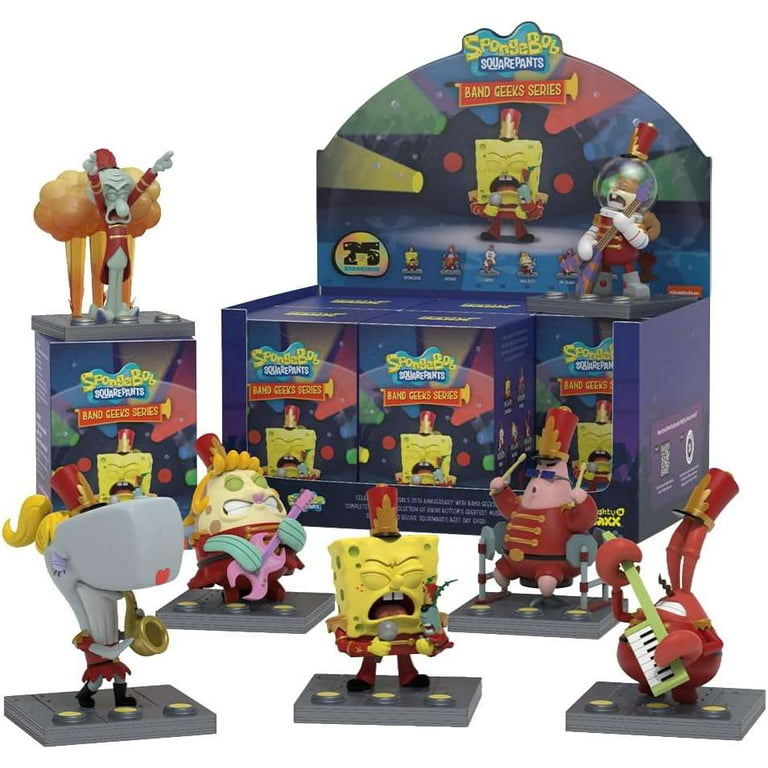 Mighty Jaxx SpongeBob SquarePants Band Geek Series Sealed Tray of