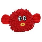 Mighty Jr Microfiber Ball Blowfish Durable Squeaky Dog Toy