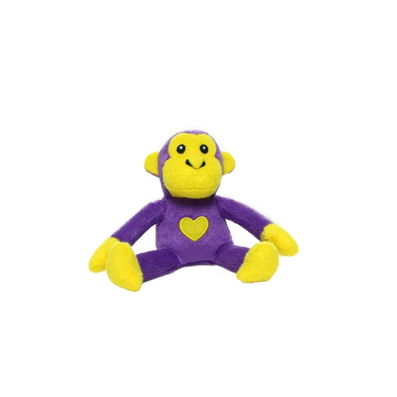 Mighty Jr Safari Monkey Purple Durable Dog Toys