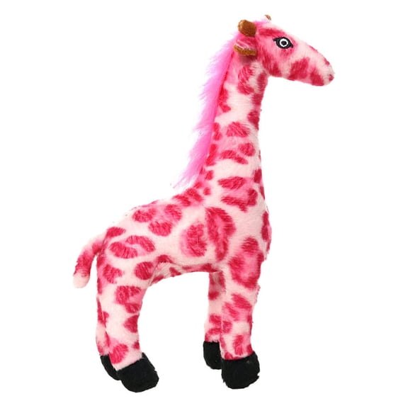 Mighty Junior Safari Pink Giraffe, Plush Dog Toy