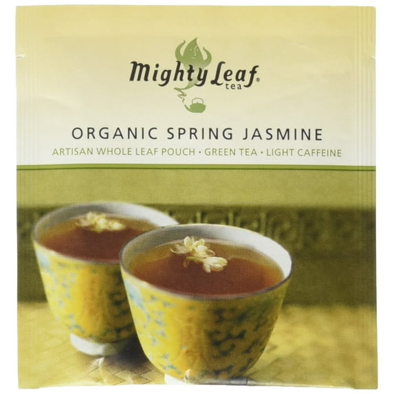 Mighty Leaf Organic Spring Jasmine - (100 Foil Wrapped Tea Pouches)