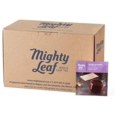 Mighty Leaf Tea Orange Blossom (Formerly Orange Dulce), 100 Foil Wrapped Tea Pouches
