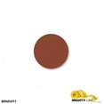 thumbnail image 1 of Mighty Line 1" BROWN Solid DOT - Pack of 200, 1 of 1