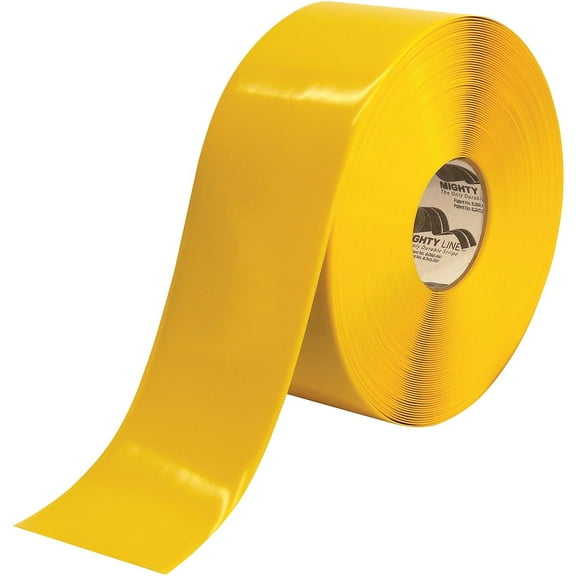 Mighty Line Safety Tape,Mighty Line,4" x100 ft. T94100Y
