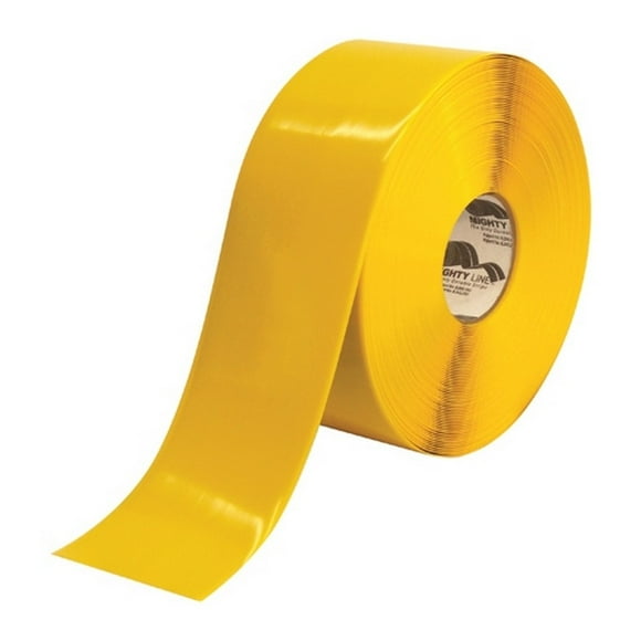Mighty Line Deluxe Safety Tape Yellow 4" X 100'