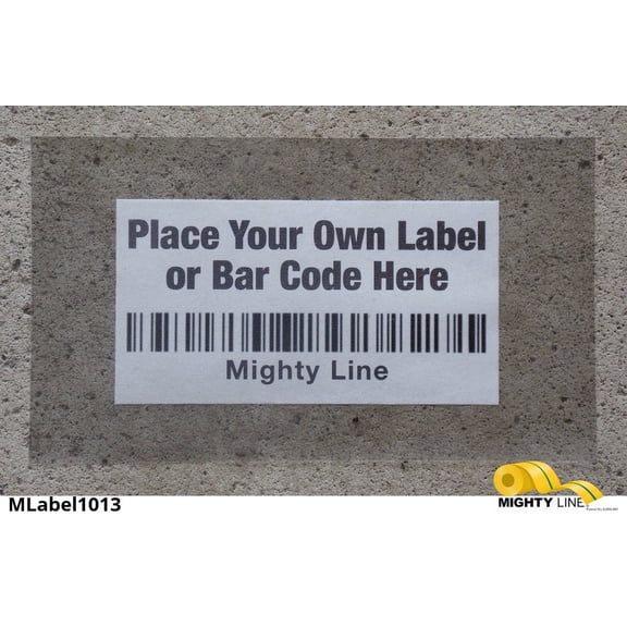 Mighty Line Laminate Sheet, PVC, 10 in W, PK50 MLabel1013