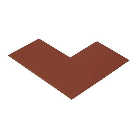 Mighty Line Floor Tape,Brown,3 inx6 in,L,PK100 ANGLE3RBRN