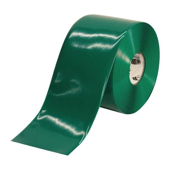 Mighty Line Floor Tape,Green,6 inx100 ft,Roll 6RG