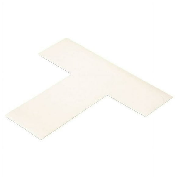 Mighty Line Floor Tape,White,2 inx6 in,T,PK100 WHITET