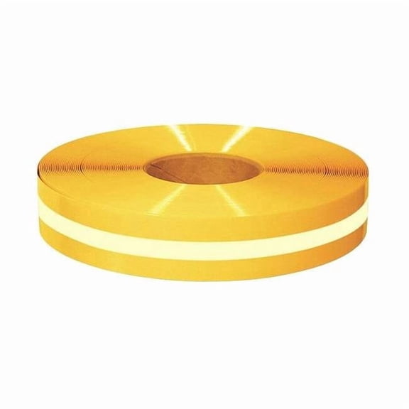 Mighty Line Floor Marking Tape, vinyl, No Legend, Yellow, 2 in W. 2RYLUM