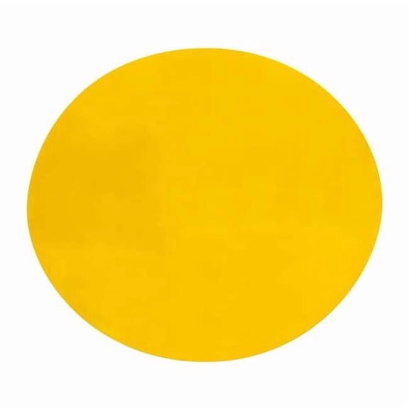 Mighty Line Floor marking,Yellow,9.5 in,Circle,PK20 DOT10Y
