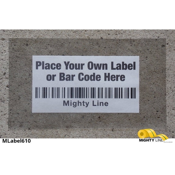 Mighty Line Heavy Duty Label Protectors 6" wide by 10" long - Pack of 50