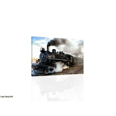 Mighty Locomotive - Canvas OR Print Wall Art