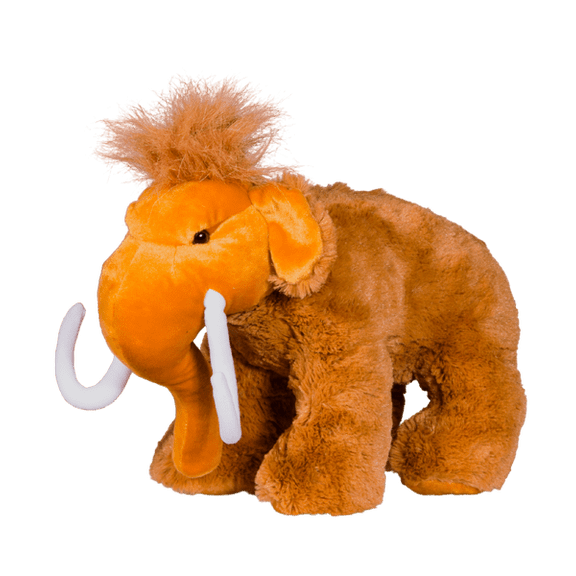 Mighty Mammoth Stuffed Animal 16 Inch, Soft Woolly Prehistoric Plush Toy, Ice Age Figure