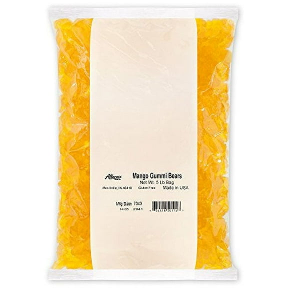 Mighty Mango Gummy Bears, 5 lb