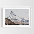 thumbnail image 1 of Mighty Matterhorn II - Zermatt Valais Switzerland Photography White Framed Wall Art Print 24 x 36 inches, 1 of 3