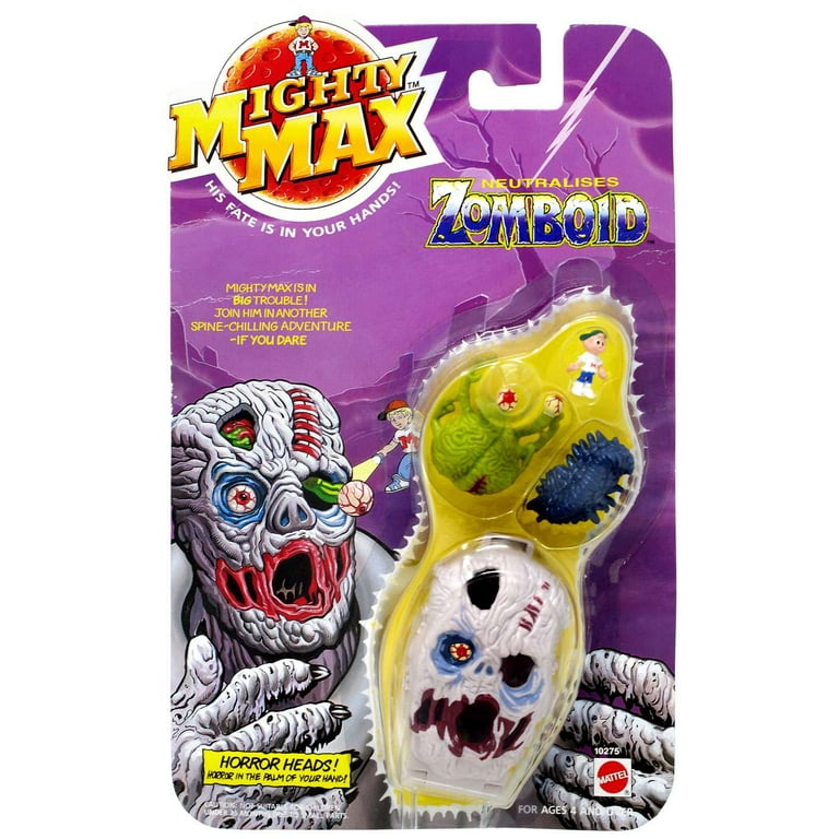 Mighty Max Horror Heads Zomboid Mini Playset - Walmart.com