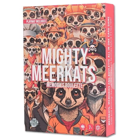 Mighty Meerkats Memory Roulette Family Card Game for Ages 7+, from Asmodee
