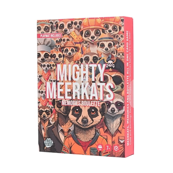 Mighty Meerkats Memory Roulette Family Card Game for Ages 7+, from Asmodee