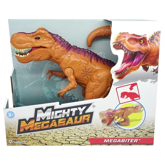 Mighty Megasaur: MegaBiter Orange T-Rex W/ Lights & Sounds
