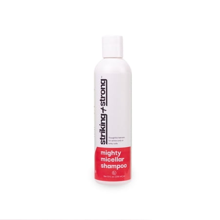 Striking + Strong Mighty Micellar Clarifying Shampoo for Curly, Coily, Wavy Hair 8oz