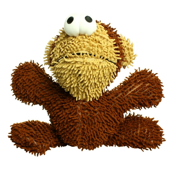 Mighty Microfiber Ball Monkey Durable Plush Squeaky Dog Toy