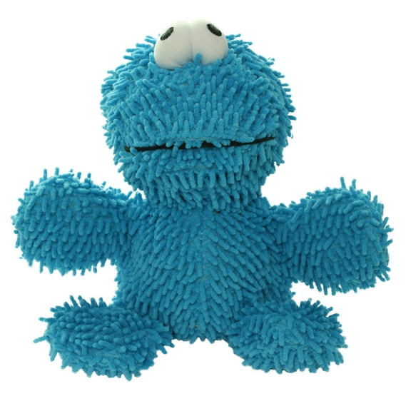 Mighty Microfiber Ball Med Monster Durable Plush Squeaky Dog Toy