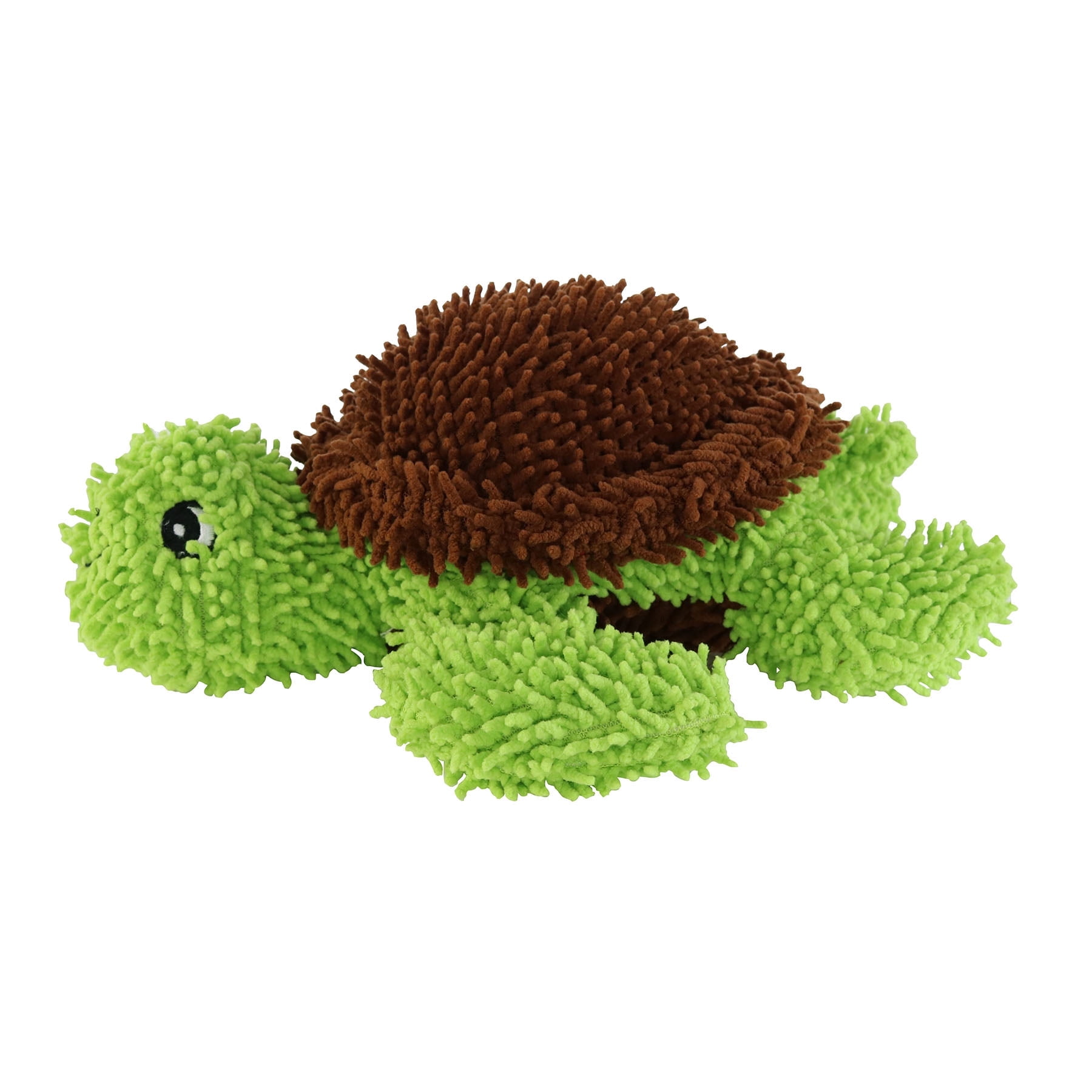Mighty Microfiber Ball Med Turtle, Durable Squeaky Dog Toy