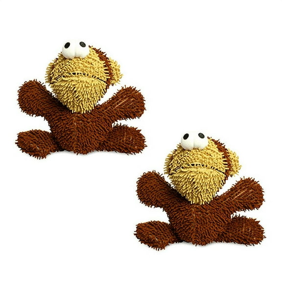 Mighty Microfiber Ball Monkey, 2-Pack Dog Toys