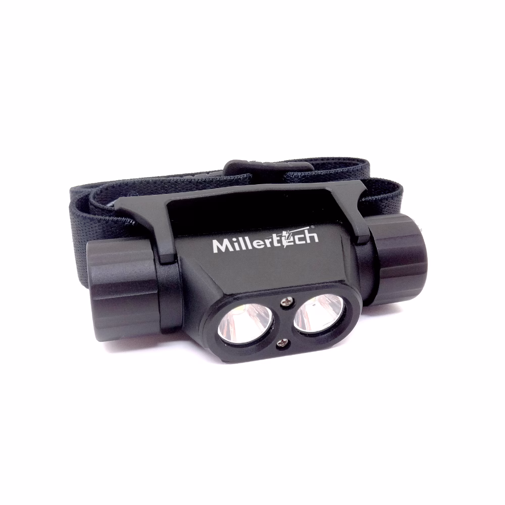 Mighty Mini Aluminum Black Headlamp w/Lithium Battery [AA Battery Compatible