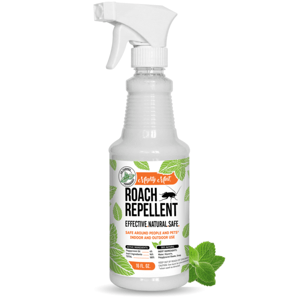 Mighty Mint 16oz Cockroach Repellent Peppermint Oil Spray - Natural Roach Killer + Deterrent