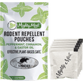 thumbnail image 1 of Mighty Mint Rodent Repellent/Deterrent Pouches, Peppermint, Cinnamon & Castor Oil, 5 CT, 1 of 9