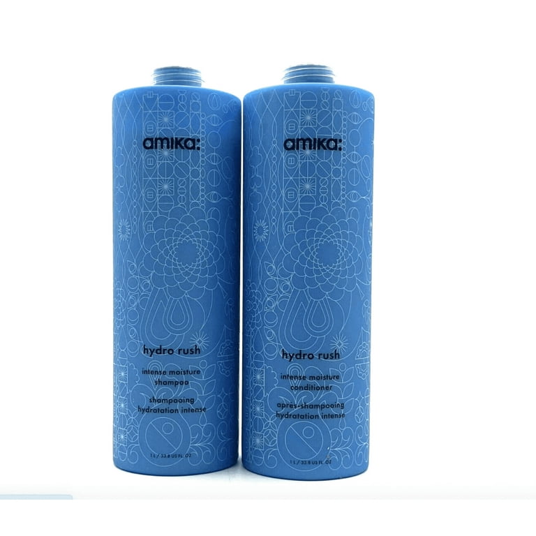 Amika Hydro Rush Intense Moisture Shampoo & Conditioner 33.8 oz