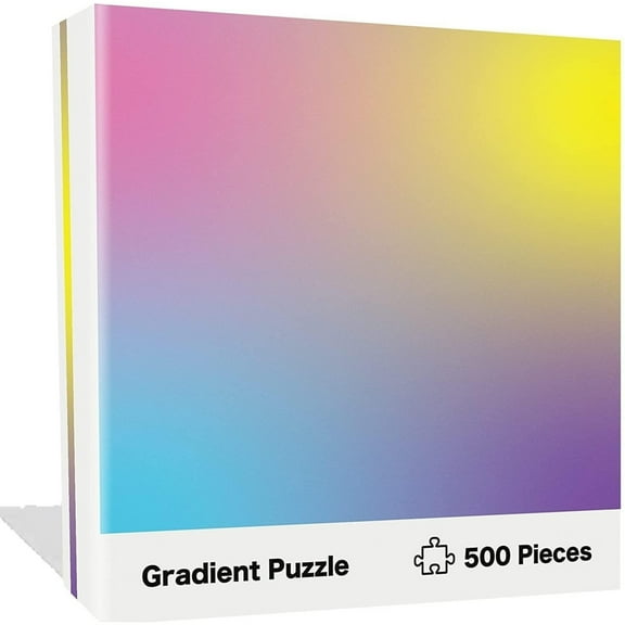 Mighty Mojo 500pcs Gradient Color Jigsaw Puzzle Difficult Mind Boggling Puzzle