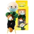 thumbnail image 1 of Mighty Mojo Bernie Sanders Mittens Inauguration Doll Ornament Crochet Figure, 1 of 7