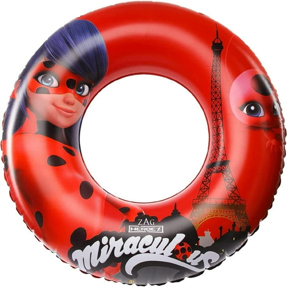 Mighty Mojo Miraculous Ladybug Tiki Inflatable Pool Float Raft 30"