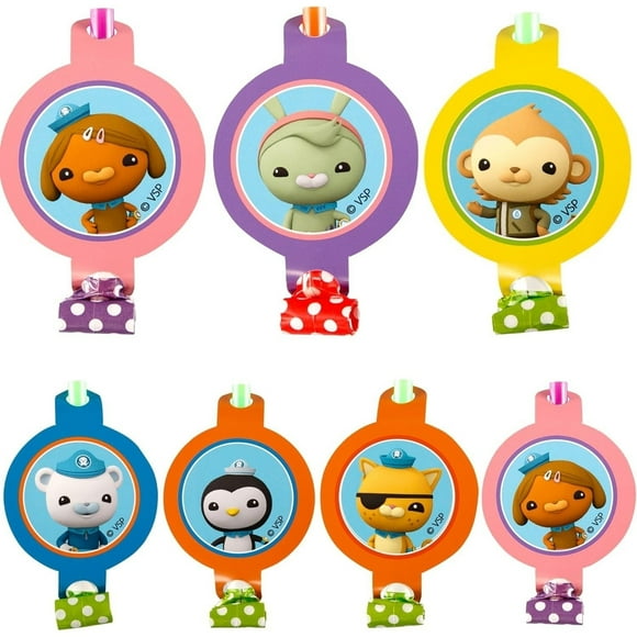 Mighty Mojo Octonauts 10ct Character Party Blower Kids TV Show Favors