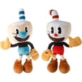 thumbnail image 1 of Mighty Mojo The Cuphead Show Cuphead Mugman 15 Inch Plush Doll Set, 1 of 5