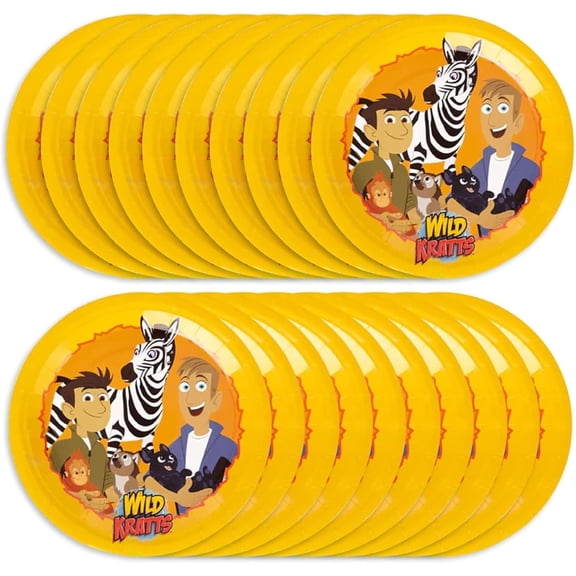 Mighty Mojo Wild Kratts Party Plates (80)