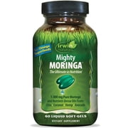 Irwin Naturals Mighty Moringa – 60 Liquid Soft-Gels – Whole-Plant Superfood & Daily Nutrient Concentrate