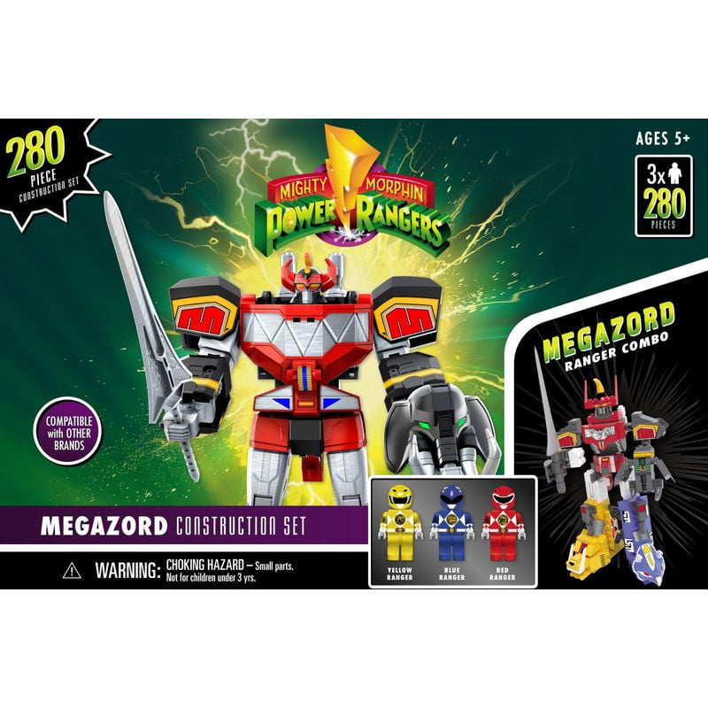 Mighty Morphin Power Ranger Toy - 280 Pcs Assorted Construction Set ...