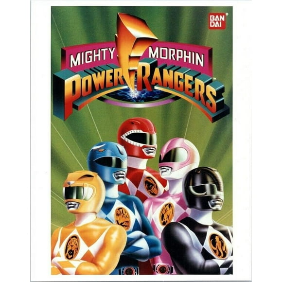 Mighty Morphin Power Rangers 1993 TV series cast pose 8x10 inch photo